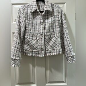 Elie tahari Women's Tweed Jacket - size small